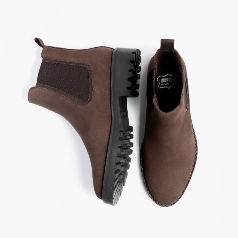 Thursday Boots Legend Chelsea Stiefel Damen Dunkelbraun | Österreich-69483KLAW