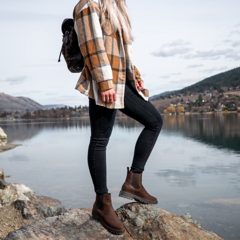 Thursday Boots Legend Chelsea Stiefel Damen Dunkelbraun | Österreich-69483KLAW