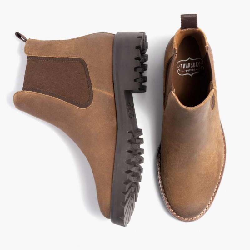 Thursday Boots Legend Chelsea Stiefel Damen Braun | Österreich-38741ZBUM