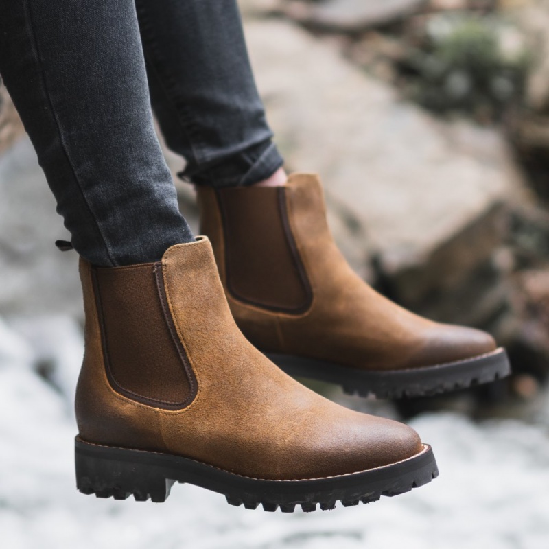 Thursday Boots Legend Chelsea Stiefel Damen Braun | Österreich-38741ZBUM