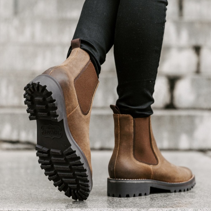 Thursday Boots Legend Chelsea Stiefel Damen Braun | Österreich-38741ZBUM