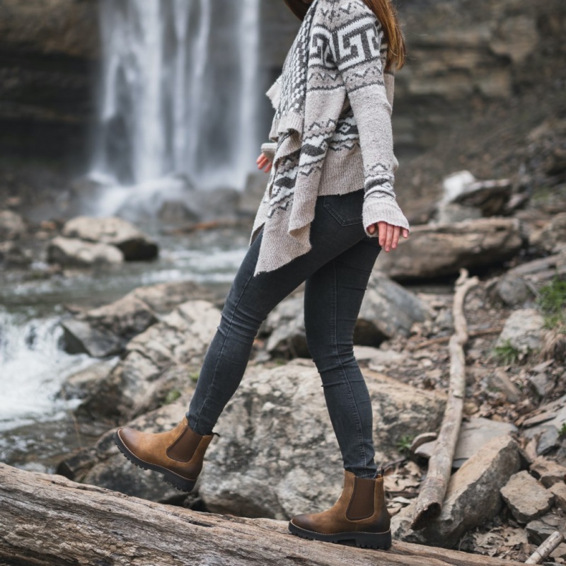 Thursday Boots Legend Chelsea Stiefel Damen Braun | Österreich-38741ZBUM