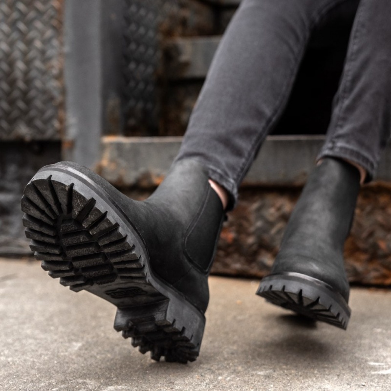 Thursday Boots Legend Chelsea Stiefel Damen Schwarz | Österreich-72684MXJO