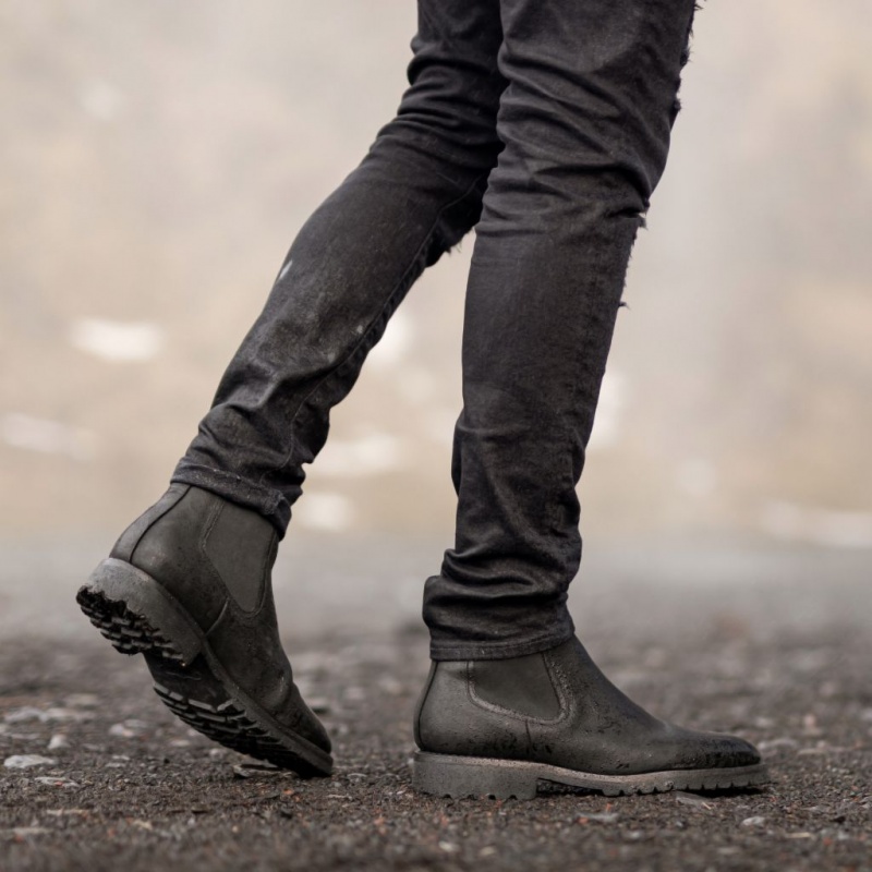 Thursday Boots Legend Chelsea Stiefel Herren Schwarz | Österreich-95720UCAS