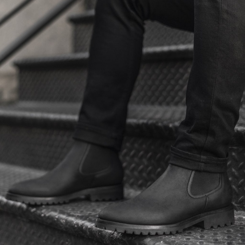 Thursday Boots Legend Chelsea Stiefel Herren Schwarz | Österreich-95720UCAS