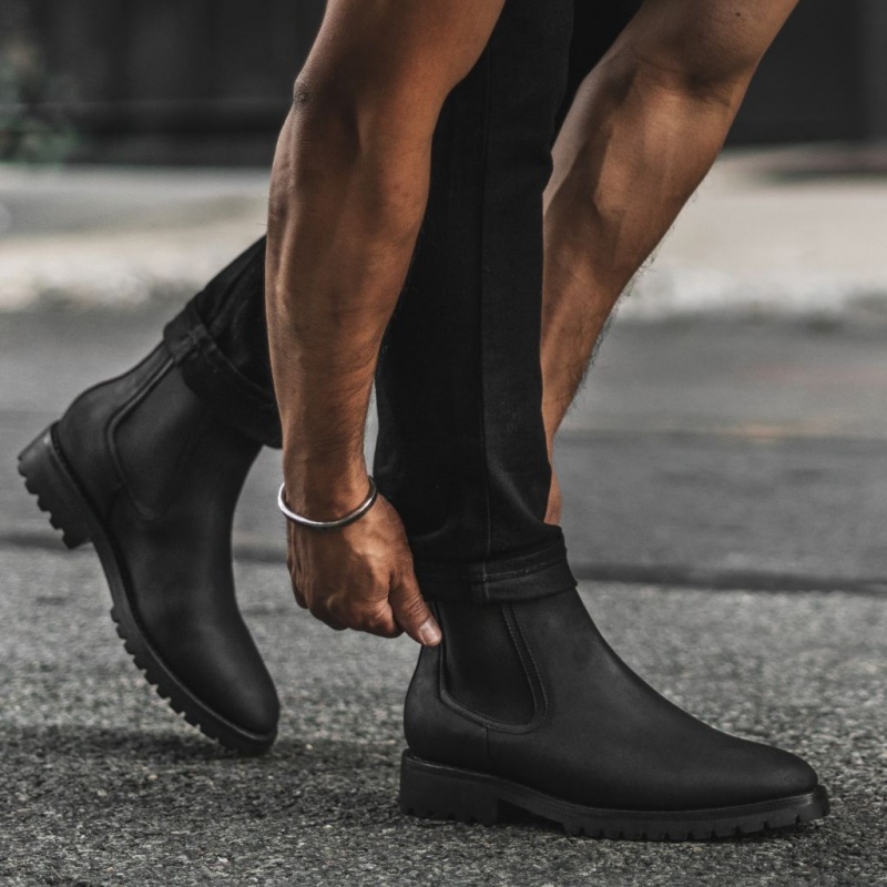 Thursday Boots Legend Chelsea Stiefel Herren Schwarz | Österreich-95720UCAS