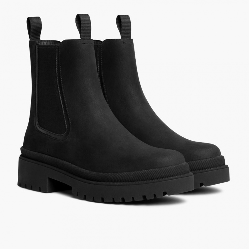 Thursday Boots Legend Plattform Chelsea Stiefel Damen Schwarz | Österreich-60745IWNJ
