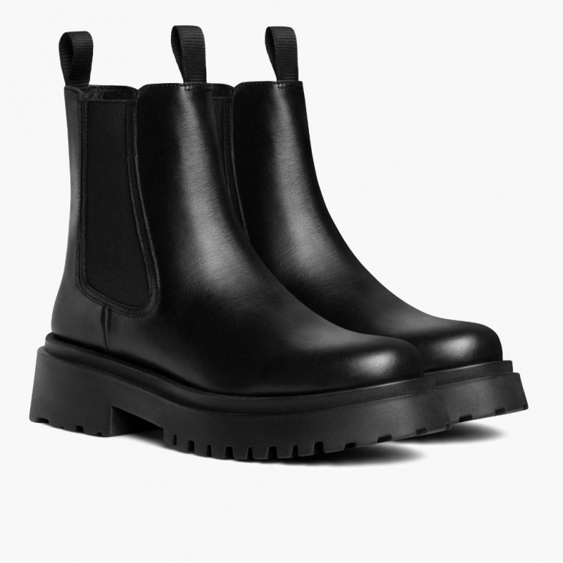 Thursday Boots Legend Plattform Chelsea Stiefel Damen Schwarz | Österreich-82017UYSC