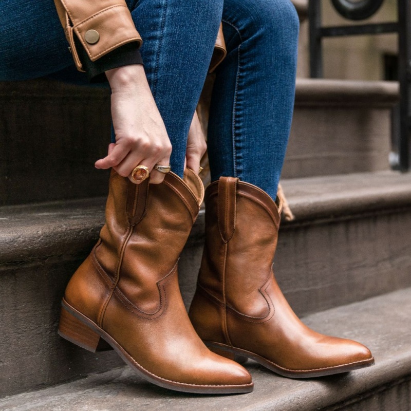 Thursday Boots Liberty Cowboystiefel Damen Braun | Österreich-61598QFDZ