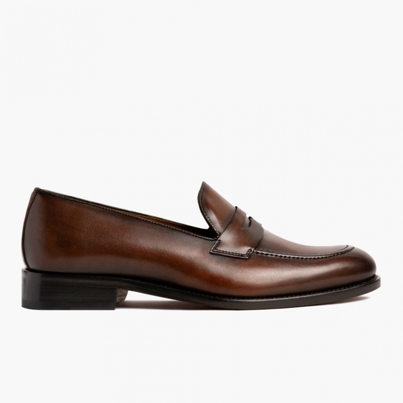 Thursday Boots Lincoln Penny Halbschuhe Herren Braun | Österreich-27608QVZR