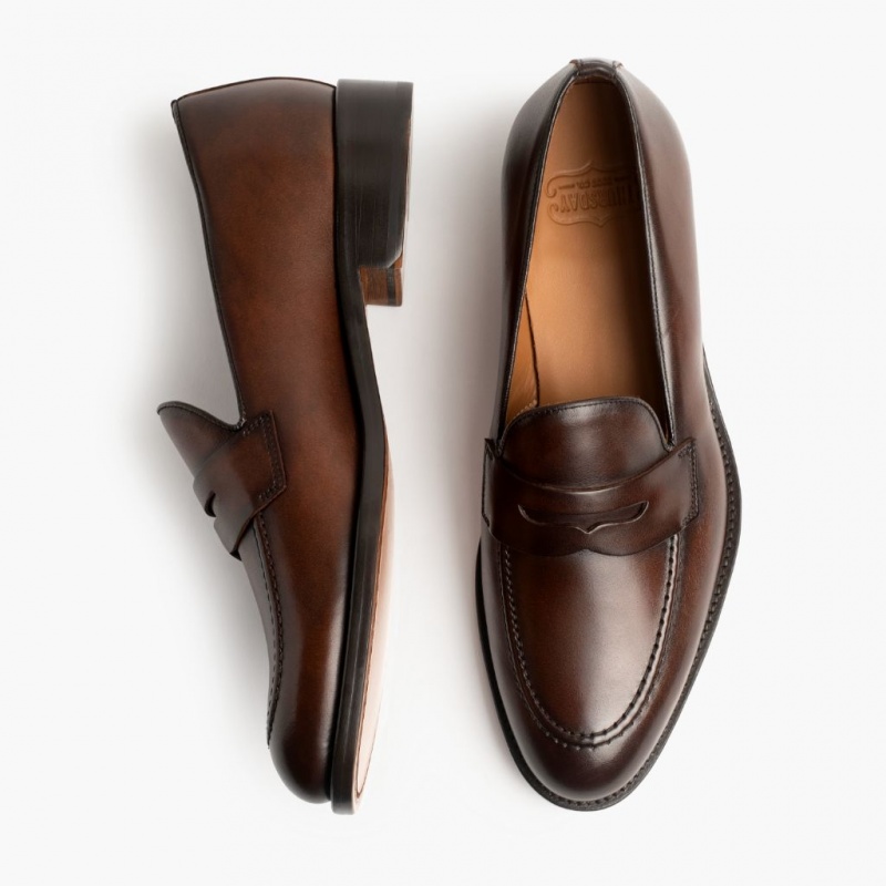 Thursday Boots Lincoln Penny Halbschuhe Herren Braun | Österreich-27608QVZR