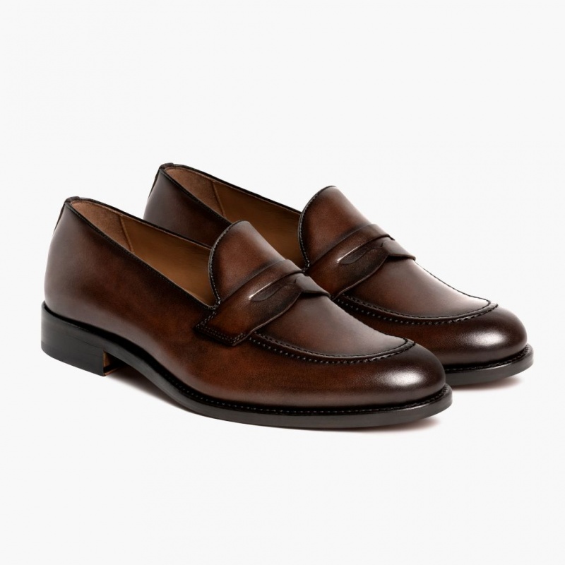 Thursday Boots Lincoln Penny Halbschuhe Herren Braun | Österreich-27608QVZR