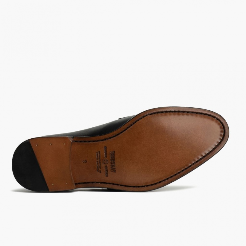 Thursday Boots Lincoln Penny Halbschuhe Herren Schwarz | Österreich-84310KRTO