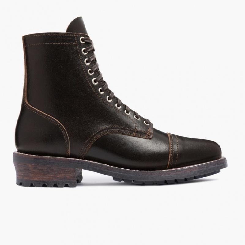 Thursday Boots Logger Schnürstiefel Herren Dunkelbraun | Österreich-30957MDKC