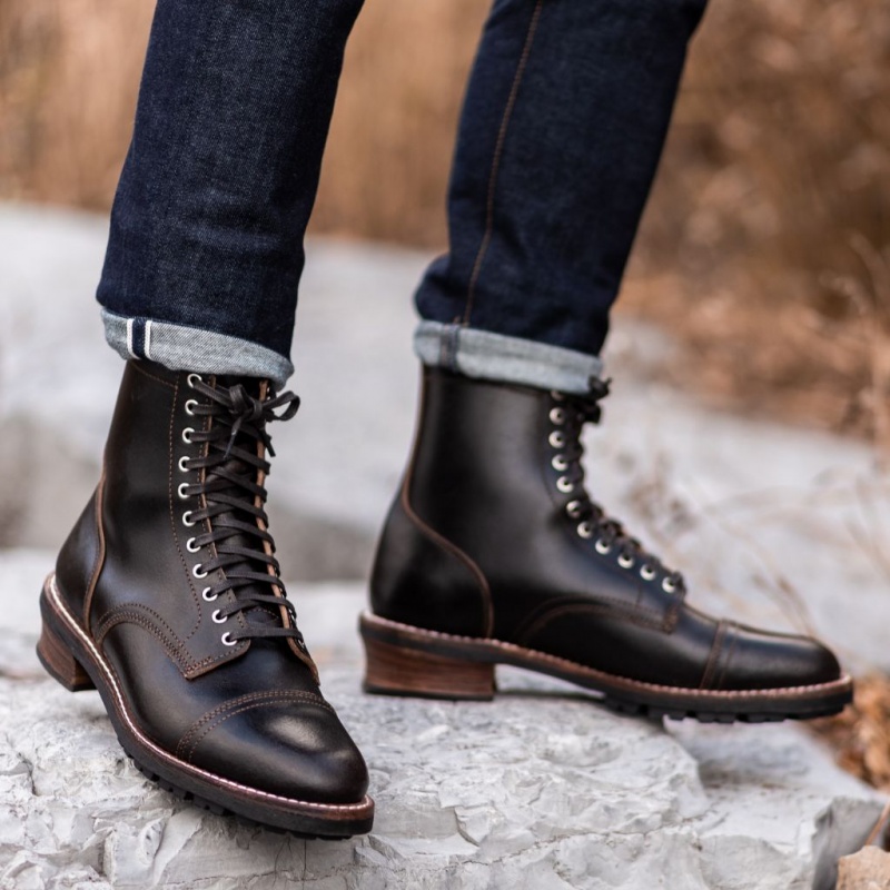 Thursday Boots Logger Schnürstiefel Herren Dunkelbraun | Österreich-30957MDKC