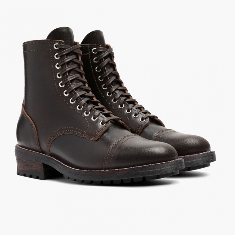 Thursday Boots Logger Schnürstiefel Herren Dunkelbraun | Österreich-30957MDKC