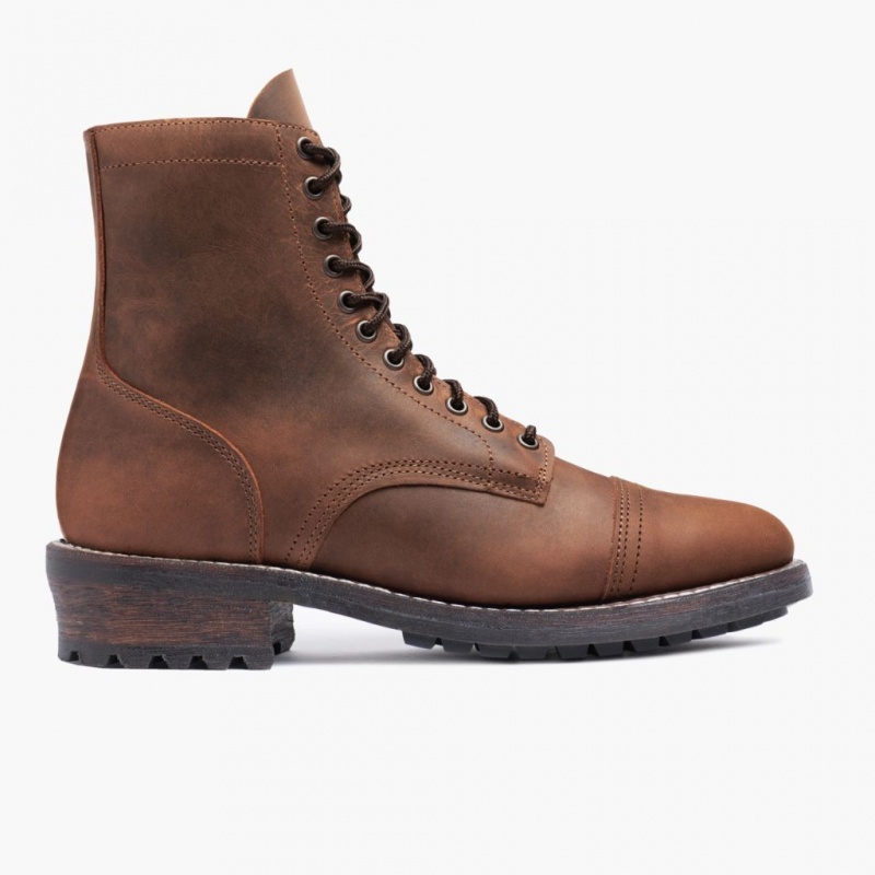 Thursday Boots Logger Schnürstiefel Herren Braun | Österreich-94178GWBU