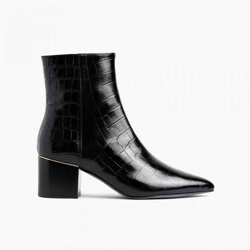 Thursday Boots Luna 2 Heel Stiefeletten Damen Schwarz | Österreich-70863CFNP