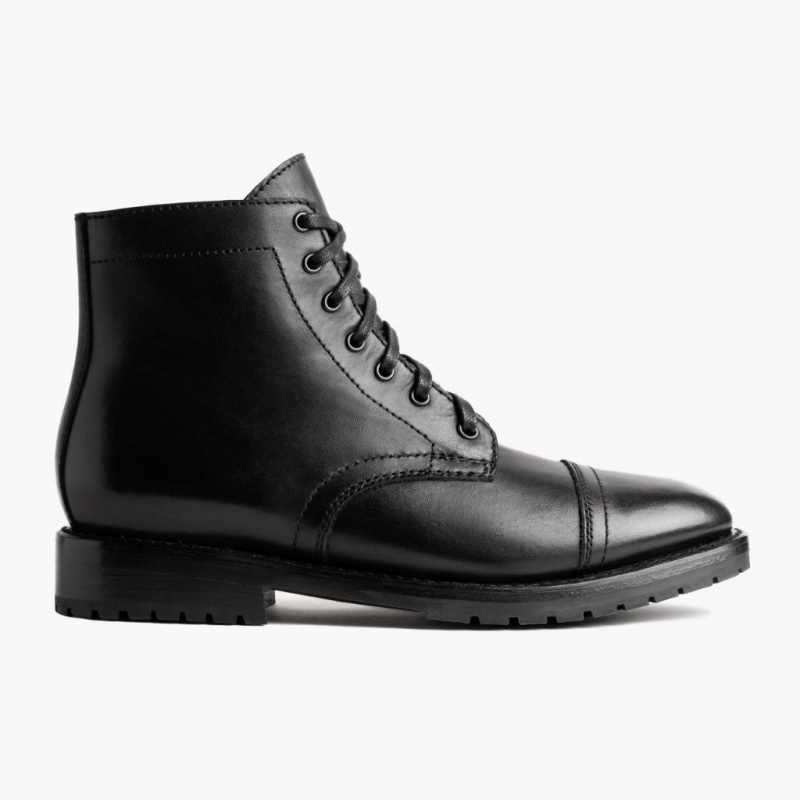 Thursday Boots Major Zip Schnürstiefel Herren Schwarz | Österreich-83612CPJQ