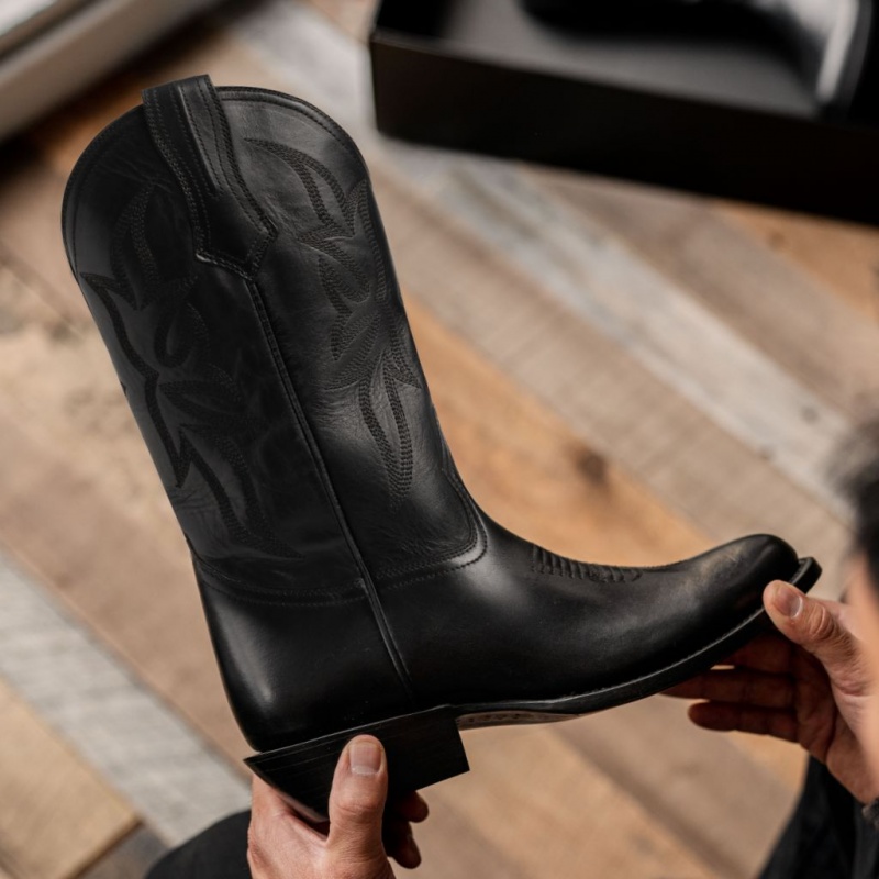 Thursday Boots Maverick Cowboystiefel Herren Schwarz | Österreich-01897YVZA