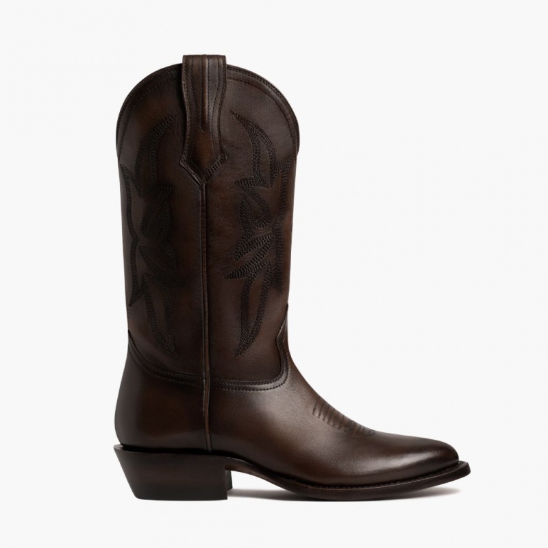 Thursday Boots Maverick Cowboystiefel Herren Dunkelbraun | Österreich-05738GLYE