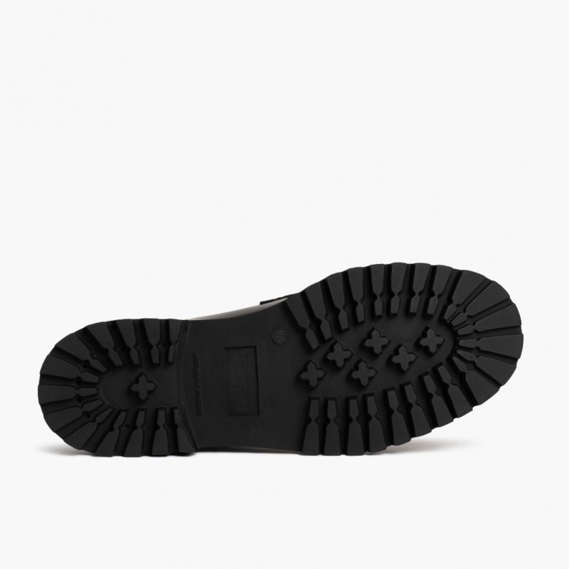 Thursday Boots Penny Lug Sole Halbschuhe Damen Schwarz | Österreich-72683PFRH