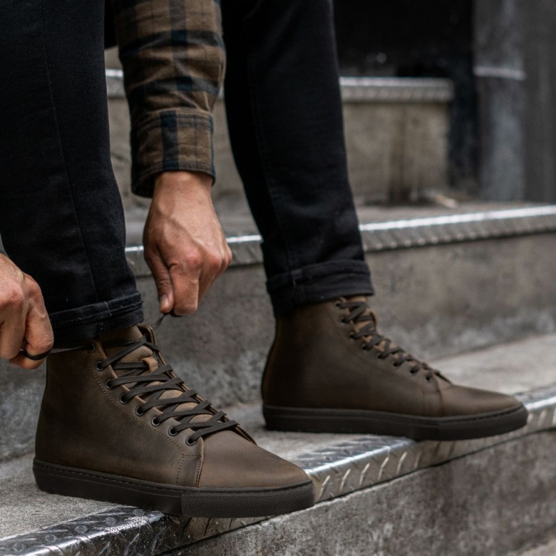Thursday Boots Premier High Top Sneakers Herren Braun | Österreich-38762AWCE