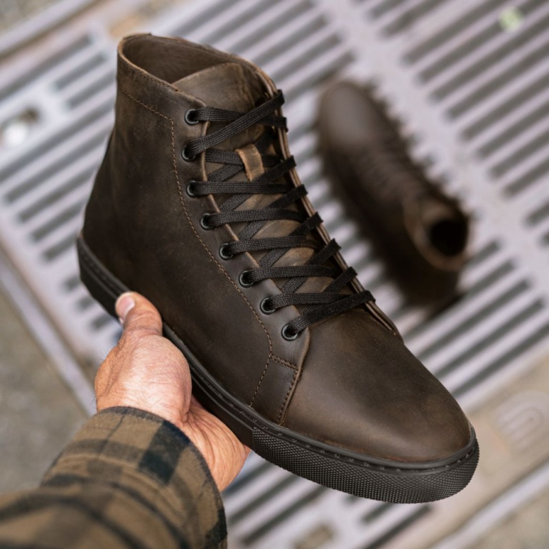 Thursday Boots Premier High Top Sneakers Herren Braun | Österreich-38762AWCE