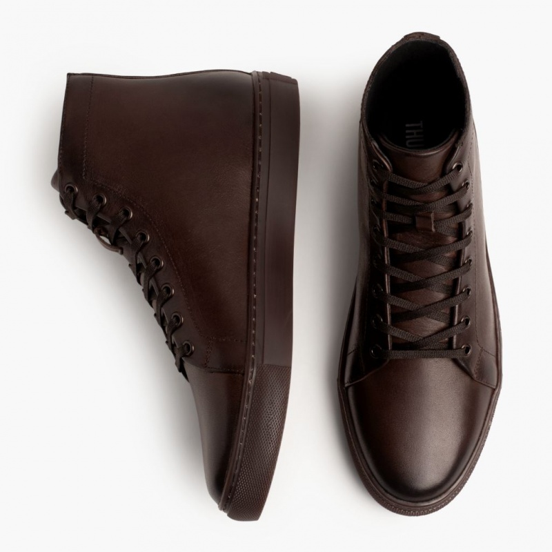 Thursday Boots Premier High Top Sneakers Herren Dunkelbraun | Österreich-76089OGYR
