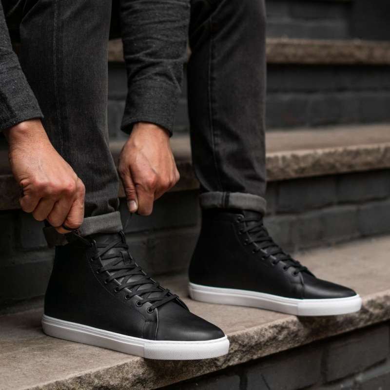 Thursday Boots Premier High Top Sneakers Herren Schwarz | Österreich-70891PDJW
