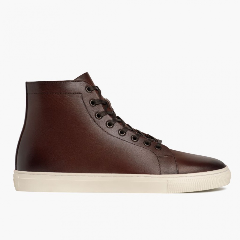 Thursday Boots Premier High Top Sneakers Herren Dunkelbraun | Österreich-48703SRMT