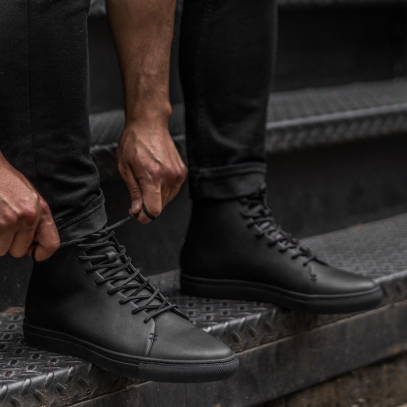 Thursday Boots Premier High Top Sneakers Herren Schwarz | Österreich-84275GVMO