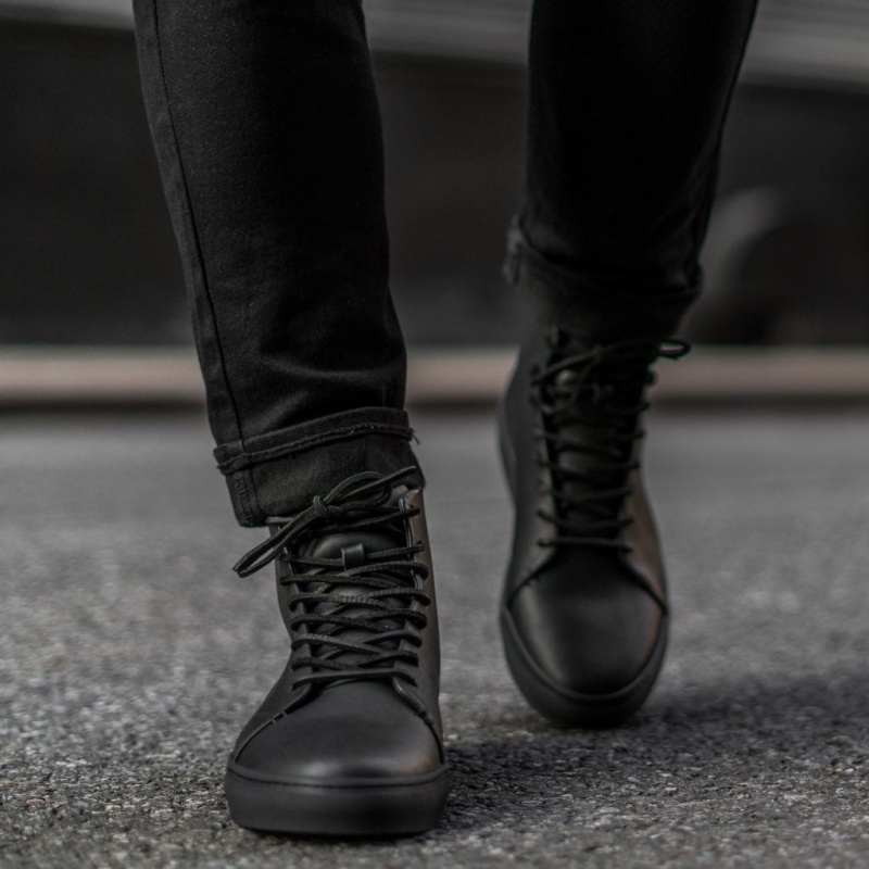 Thursday Boots Premier High Top Sneakers Herren Schwarz | Österreich-84275GVMO