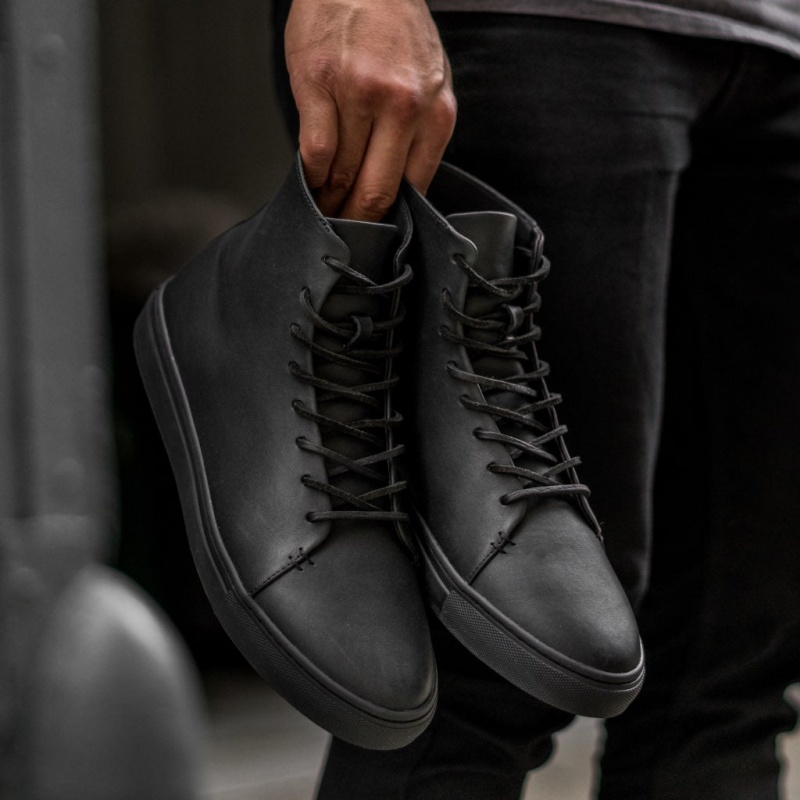 Thursday Boots Premier High Top Sneakers Herren Schwarz | Österreich-84275GVMO