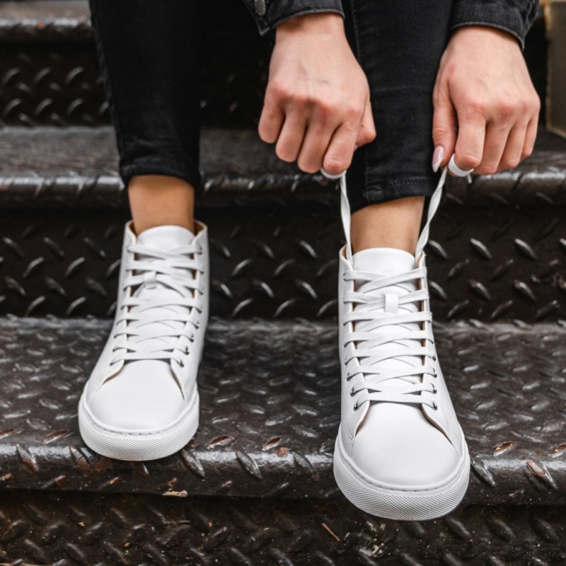 Thursday Boots Premier High Top Sneakers Damen Weiß | Österreich-75063XMUR