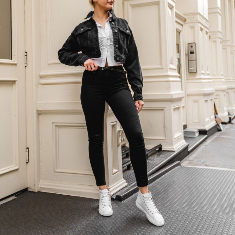 Thursday Boots Premier High Top Sneakers Damen Weiß | Österreich-75063XMUR