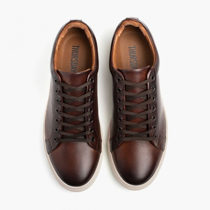 Thursday Boots Premier Low Top Sneakers Damen Dunkelbraun | Österreich-68207ENVB