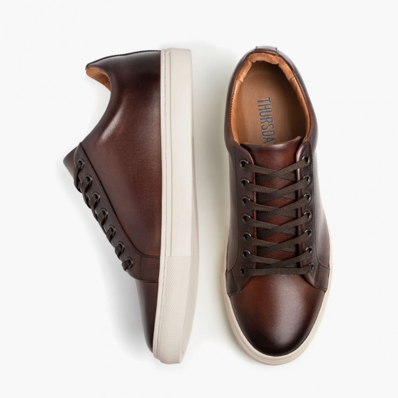 Thursday Boots Premier Low Top Sneakers Damen Dunkelbraun | Österreich-68207ENVB