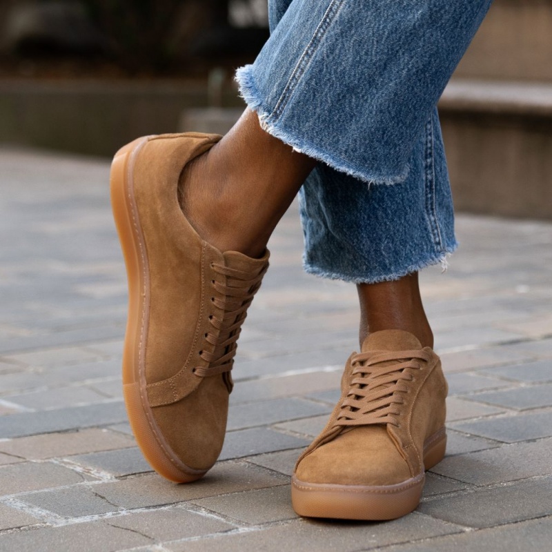 Thursday Boots Premier Low Top Sneakers Damen Braun | Österreich-82364DXFT