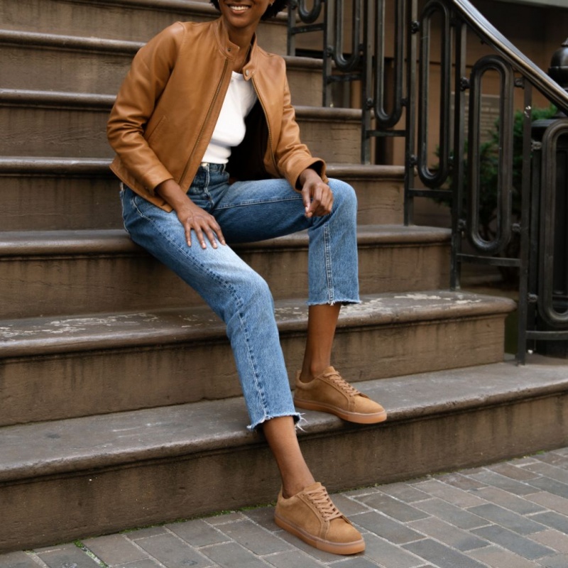 Thursday Boots Premier Low Top Sneakers Damen Braun | Österreich-82364DXFT