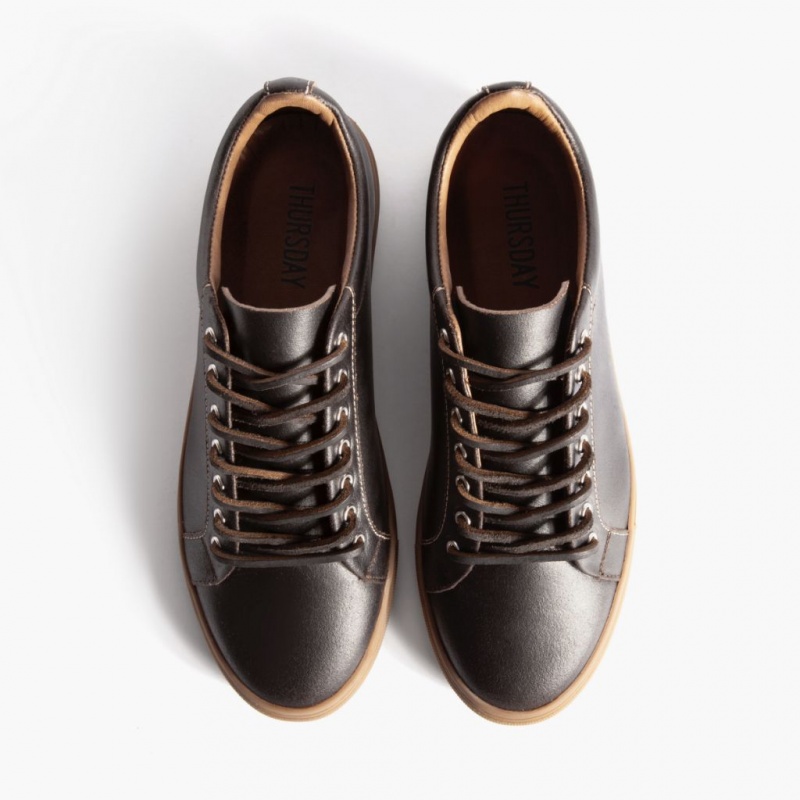 Thursday Boots Premier Low Top Sneakers Damen Dunkelbraun | Österreich-10976NZTI