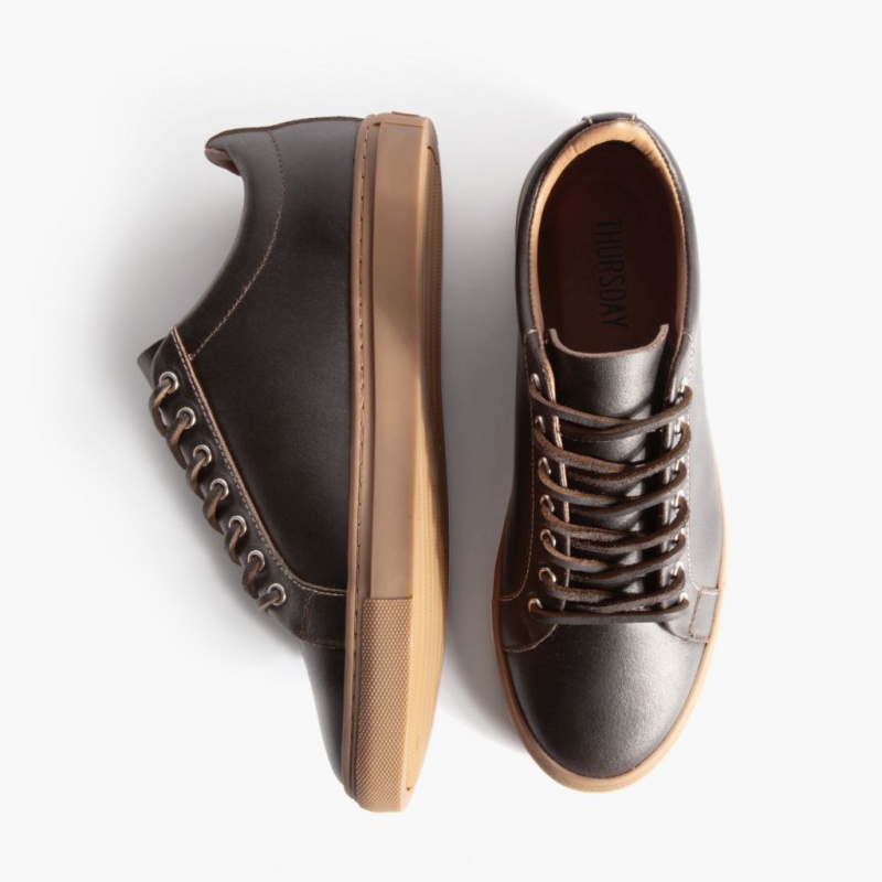 Thursday Boots Premier Low Top Sneakers Damen Dunkelbraun | Österreich-10976NZTI