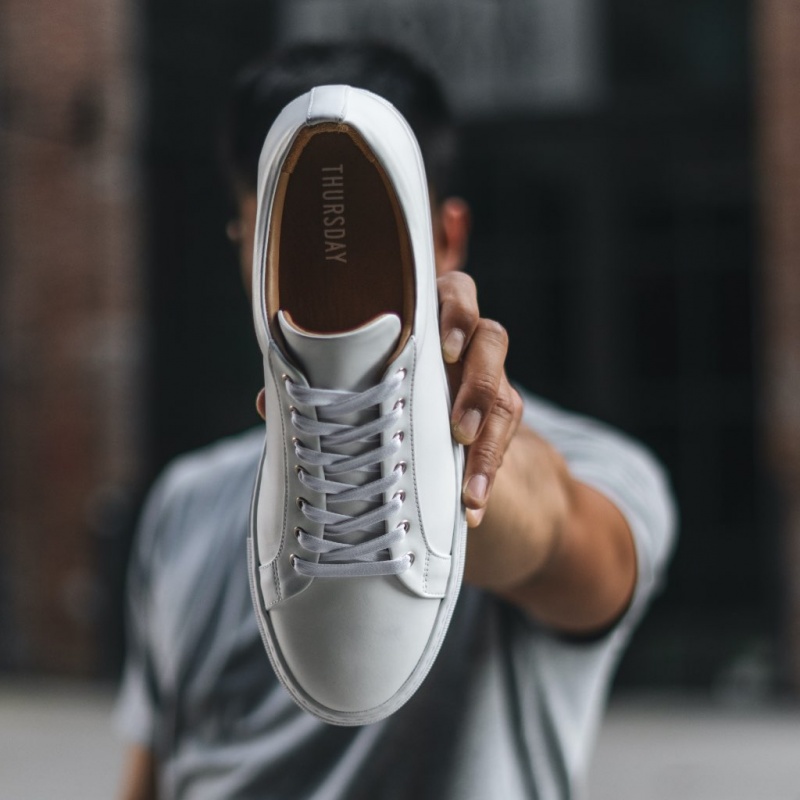 Thursday Boots Premier Low Top Sneakers Herren Weiß | Österreich-03156ONMV