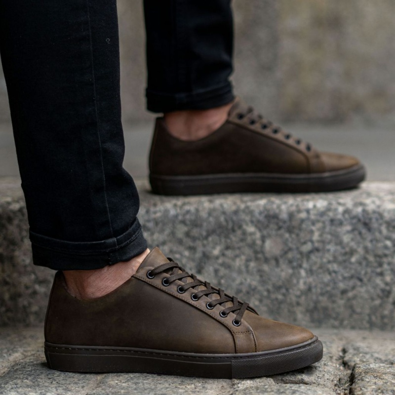 Thursday Boots Premier Low Top Sneakers Herren Braun | Österreich-73580QJDT