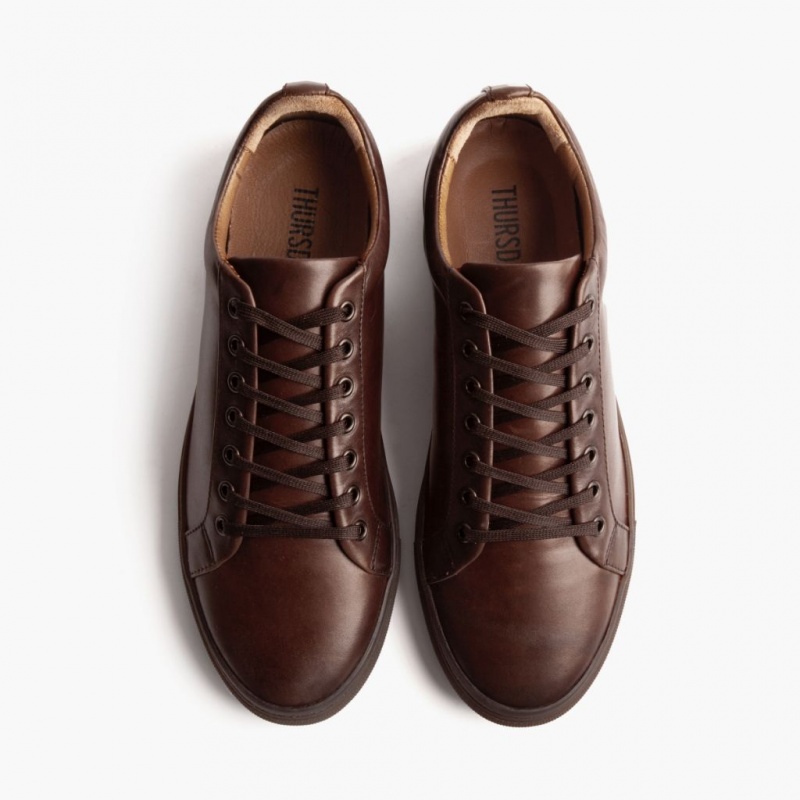 Thursday Boots Premier Low Top Sneakers Herren Dunkelbraun | Österreich-89154EWDS