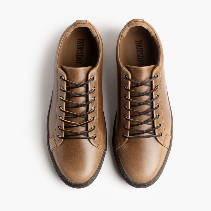 Thursday Boots Premier Low Top Sneakers Herren Dunkelbraun | Österreich-34682IHBC