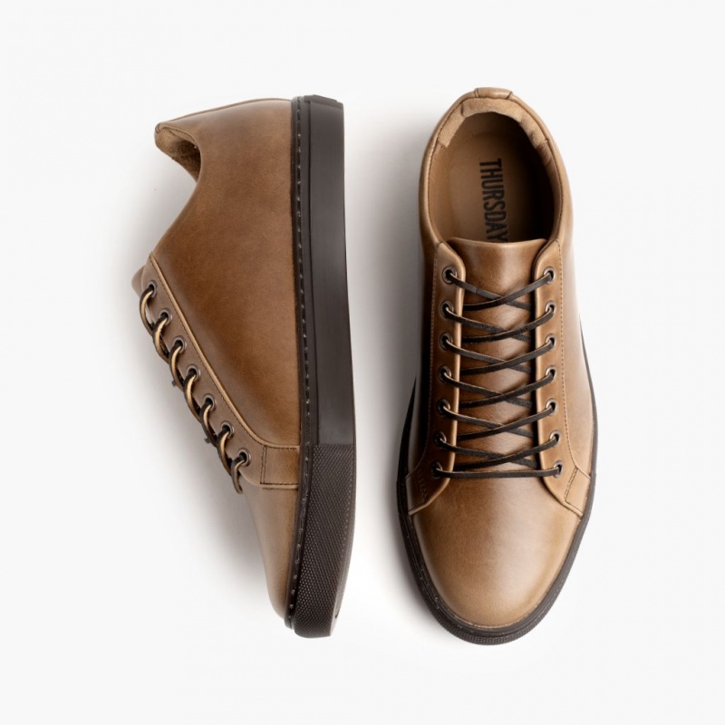 Thursday Boots Premier Low Top Sneakers Herren Dunkelbraun | Österreich-34682IHBC