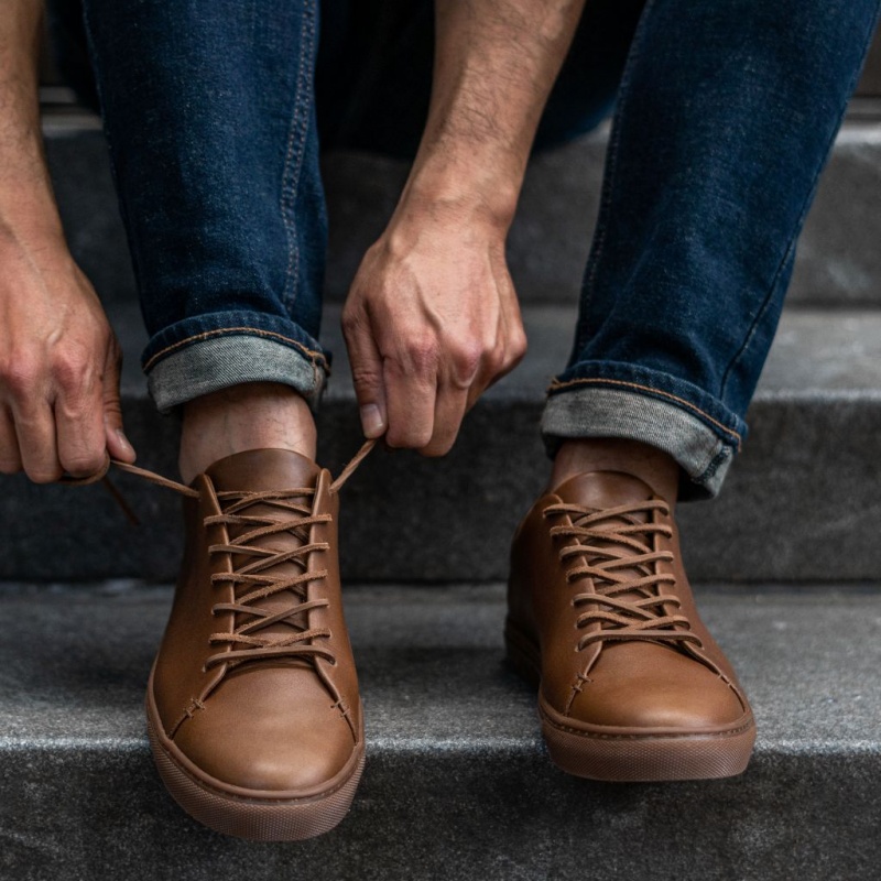 Thursday Boots Premier Low Top Sneakers Herren Braun | Österreich-87193OLSF