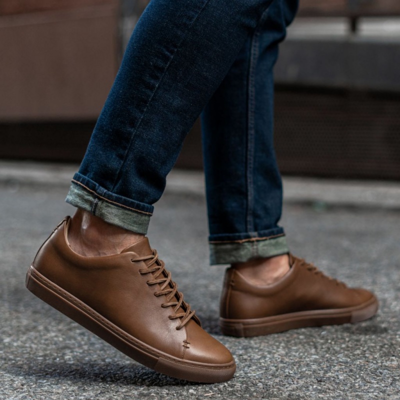 Thursday Boots Premier Low Top Sneakers Herren Braun | Österreich-87193OLSF