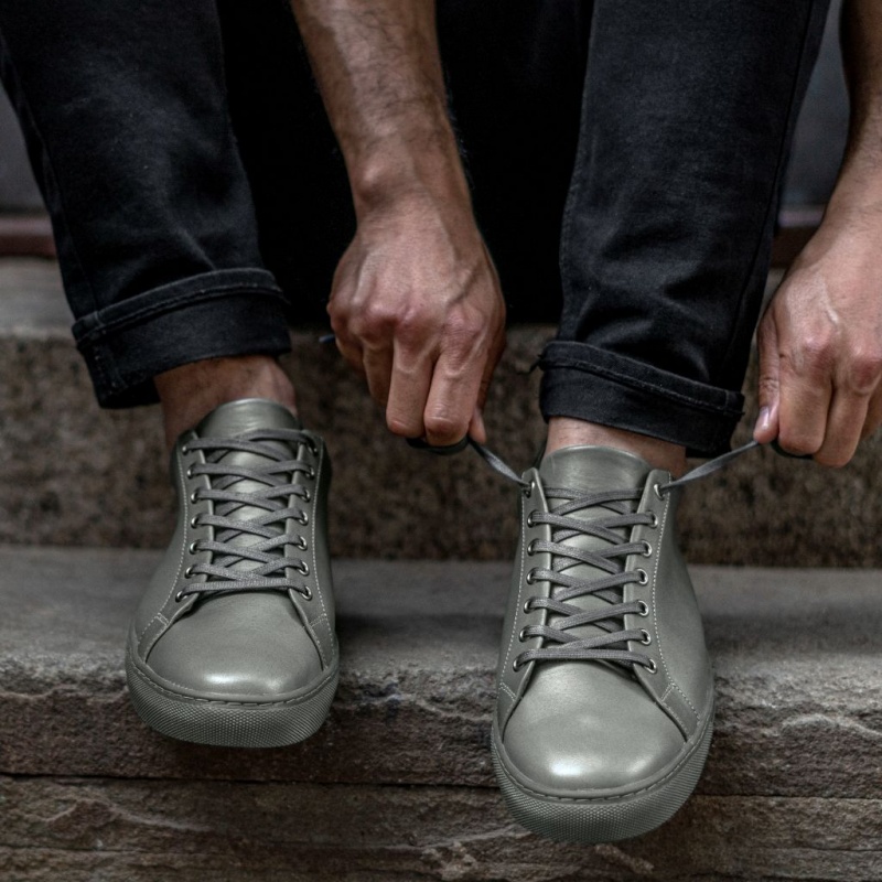 Thursday Boots Premier Low Top Sneakers Herren Grau | Österreich-78609EIQK